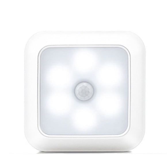 Lampe de Nuit 6 LED avec Détecteur de Mouvement pour Mur, Placard, Escalier, Sans Fil pour Maison