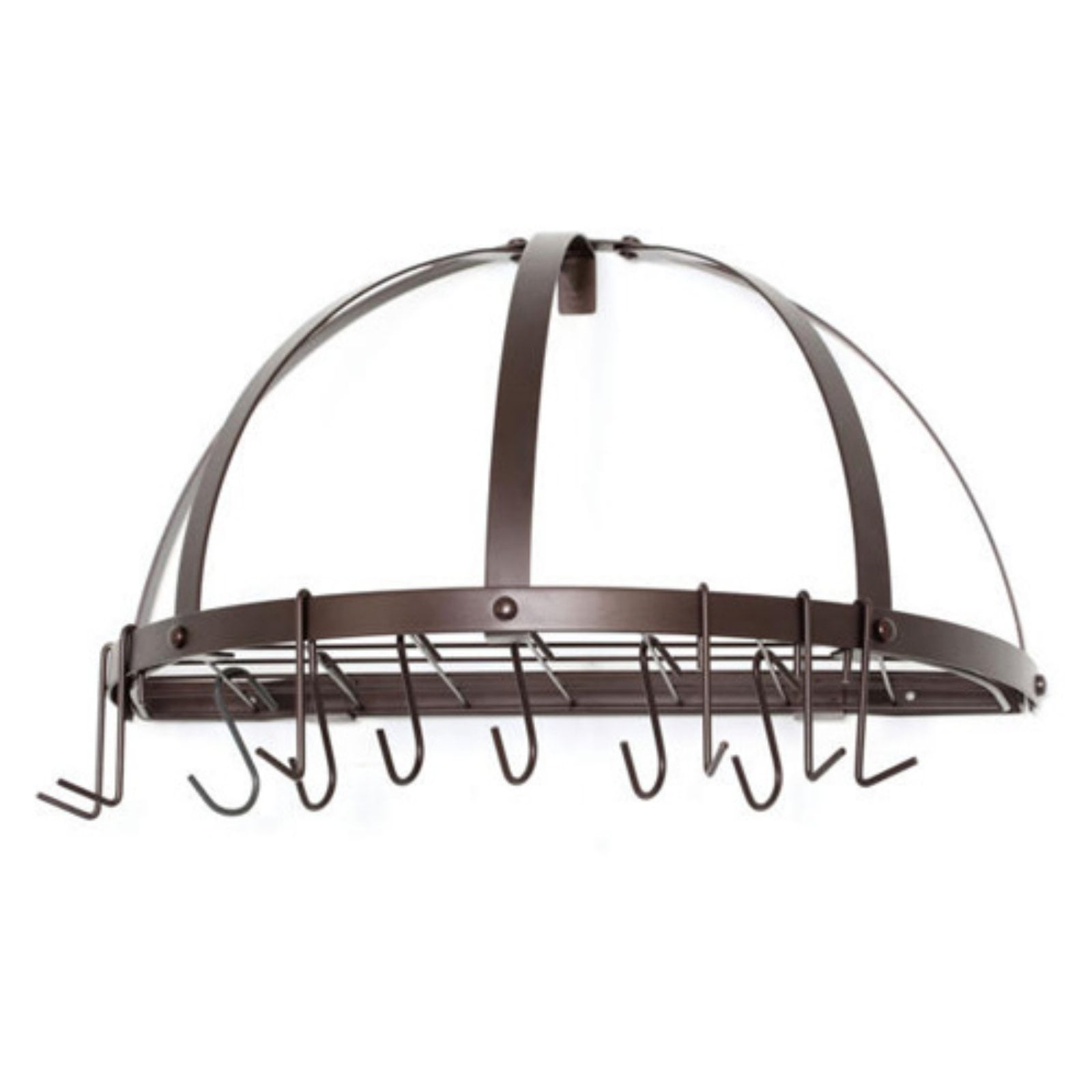 Half-Round Pot Rack with Grid - Walmart.com