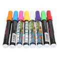 thumbnail image 3 of 8 pcs Chalk Markers 8 Colors Bright Vivid Erasable Easy Removal Wide Application Chalkboard Markers, 3 of 5