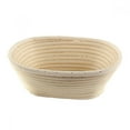 thumbnail image 2 of Oval Banneton Bread Proofing Proving Basket Storage Hamper Trays w/ Inner Lining, 2 of 3