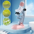 thumbnail image 3 of Microscopio para 1200x Material didáctico Experimento científico rosado perfke Microscopio para niños, 3 of 4
