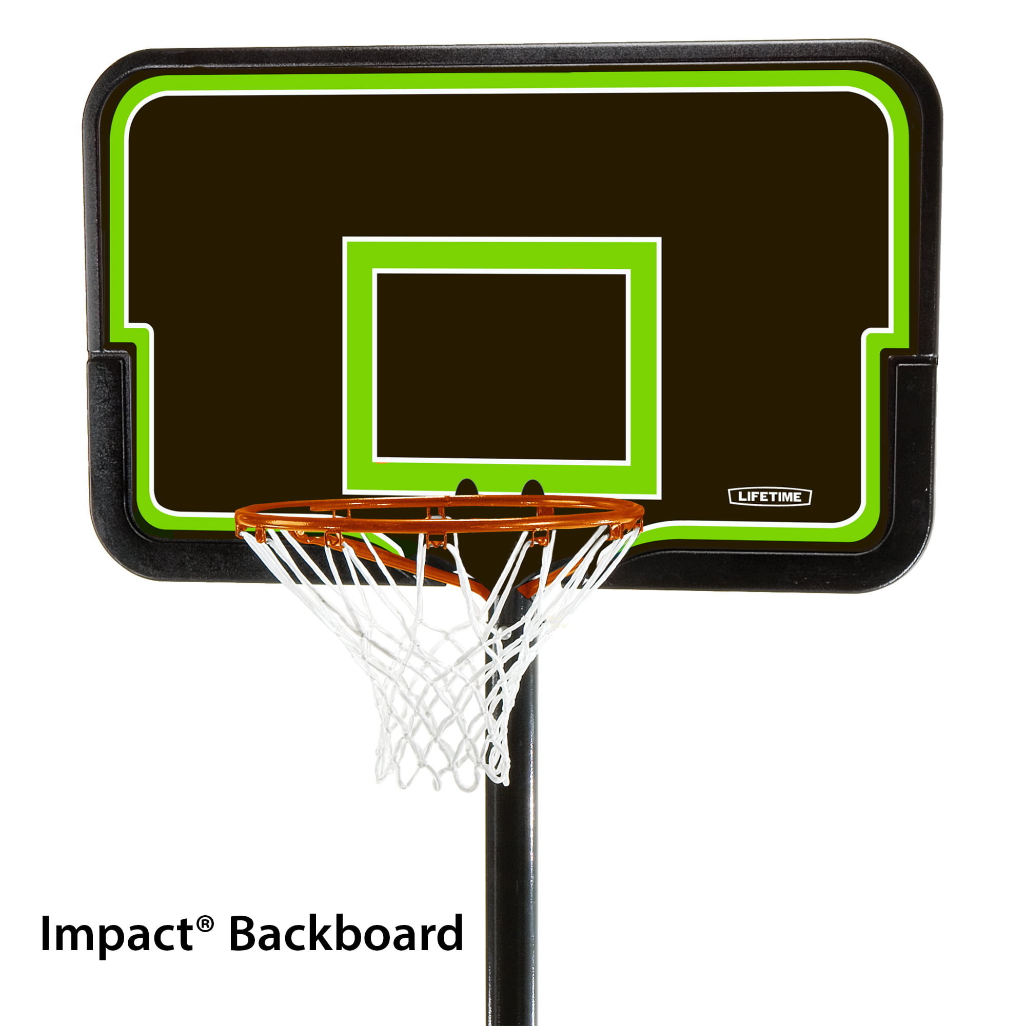 Lifetime 44 Impact Portable Adjustable Height Basketball System 90670 