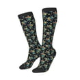 thumbnail image 2 of Bingfone Compression Socks for Women and Men Long Socks for Running Athletic Cycling Nurse-Colorful Turtles, 2 of 8