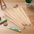 thumbnail image 4 of NOGIS 1/8" x 12" Square Wooden Dowel Rods Wood Square Dowels for Crafting, 100 Pcs Small Unfinished Wood Craft Sticks Hardwood Sticks Wooden Strips for Arts and DIYers, Miniature Buildings, 4 of 7