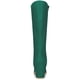 thumbnail image 3 of Botas de tacón alto hasta la rodilla con cremallera y punta redonda para mujer Verde 38, 3 of 6