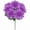 Purple, variant on 7 Lifelike Artificial Sunflower Bushes - Elegant Purple and Pink Floral Arrangements for Weddings and Home Decor