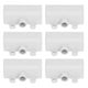 thumbnail image 2 of 6 piezas Bloque divisor tipo T Caja de conector de unión en línea de 3 vías Alta potencia ZK-506 400 V 60 A, 2 of 10