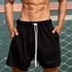 thumbnail image 5 of pstuiky Pantalones cortos para hombre, Pantalones cortos deportivos de bolsillo para hombre, para correr, hacer ejercicio en el gimnasio, para la playa Pantalones cortos de baloncesto, 5 of 9