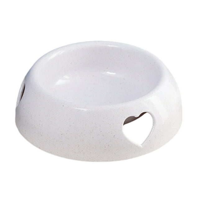 fastboy Cute Love Shaped Dog Bowl For Small And Medium-sized Dogs And Free Of . Plastic Is Sturdy grey large size 1Set