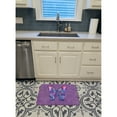 thumbnail image 3 of Butterfly on Purple Machine Washable Memory Foam Mat, 3 of 4