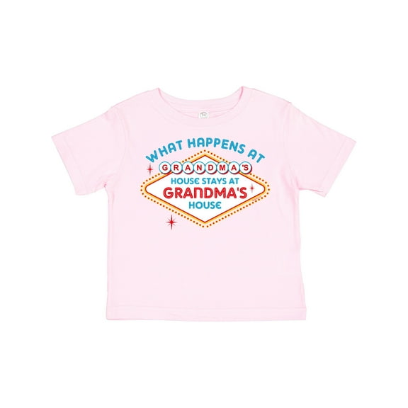 Inktastic Las Vegas Stays at Grandma's Boys or Girls Toddler T-Shirt