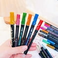 thumbnail image 4 of YAOMOBB 2mm Nib Pen Double Line Outline Pens Set 12Pcs Different Colors Self Outline Metallic Glitter Markers Writing Drawing Pens for DIY Art Greeting Card, 4 of 6