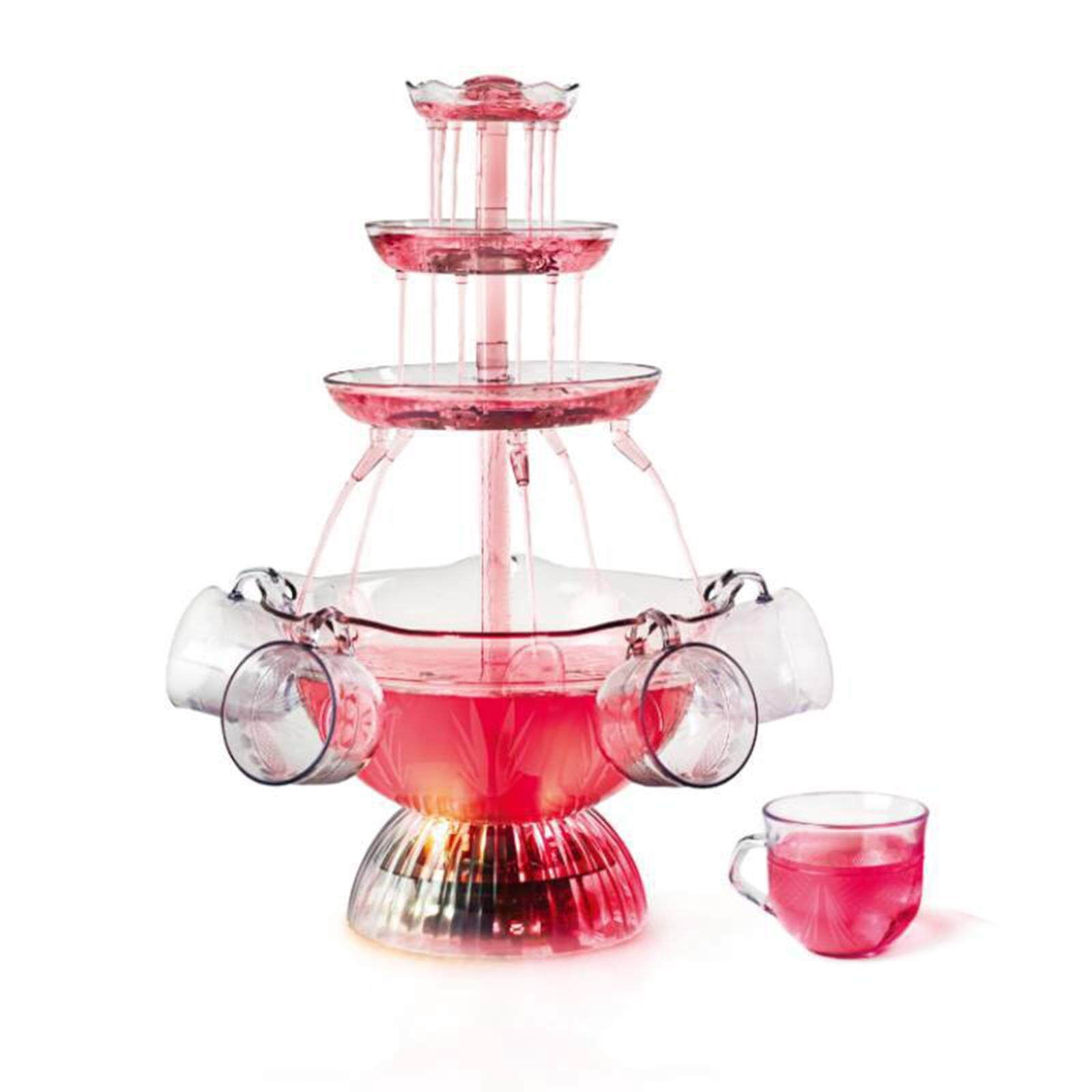 3 Tier Party Fountain Decor Fountain Drinking Drink Machine for