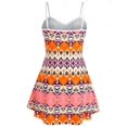 thumbnail image 2 of Tallas de tamaño azul mezclado aztec Long Cami Top Rosegal Camisetas sin mangas de talla grande, 2 of 5