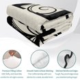 thumbnail image 4 of Twin XL Quilt Set 68''x98'', Letter H Lightweight Summer Bedspread Coverlet Set with 2 Pillow Shams, Monogram Words Breathable All Season Quilt Bedding for Dorm/Guest Room, 4 of 9