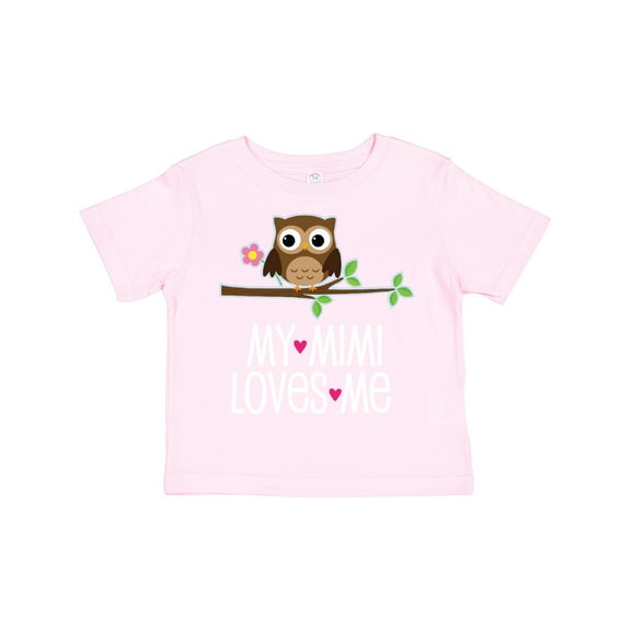 Inktastic Mimi Loves Me Girls Owl Girls Toddler T-Shirt