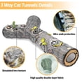 thumbnail image 4 of Túneles para gatos, finos, plegables en 3 direcciones con orificios para gatos de interior, 4 of 6