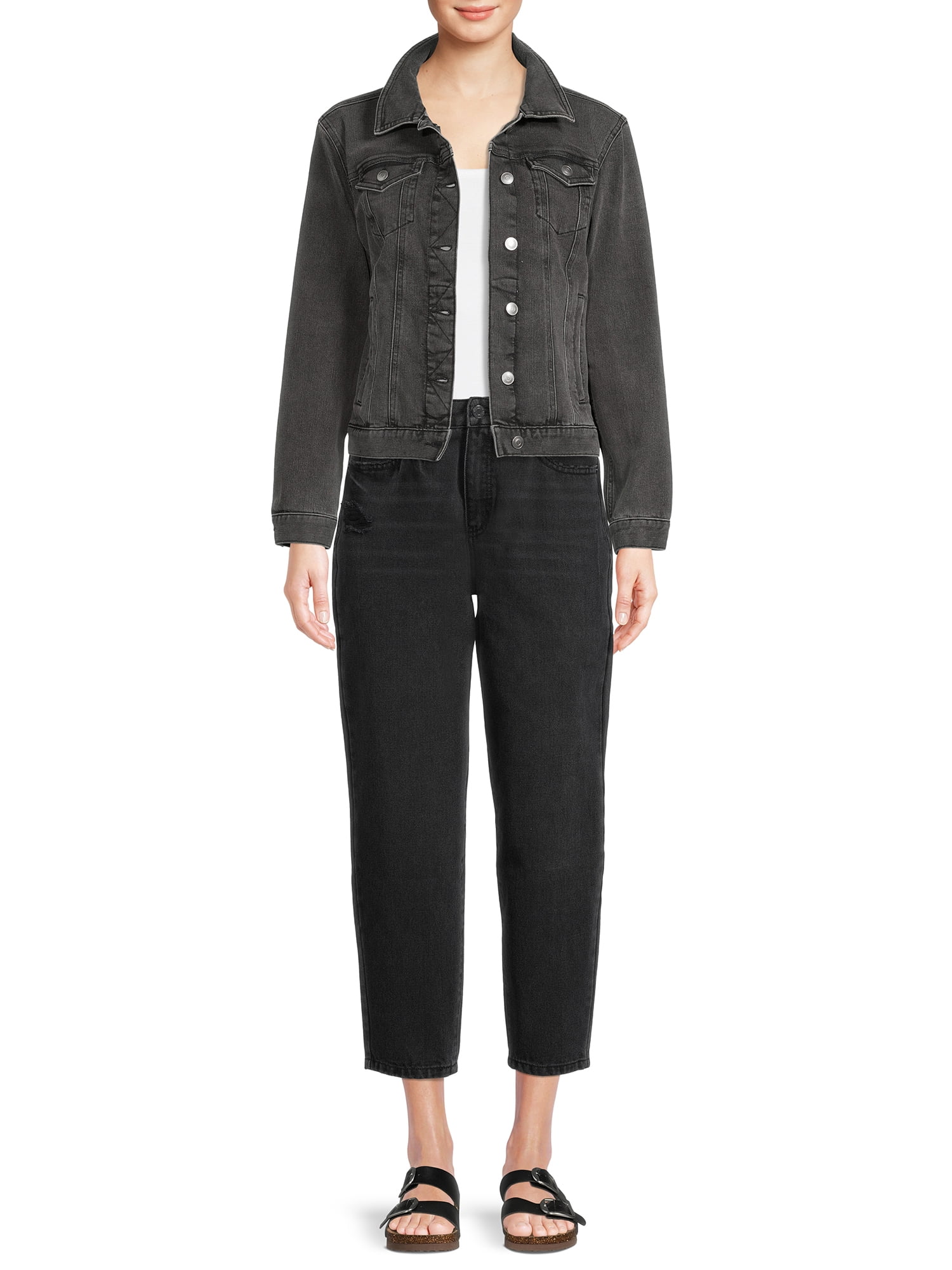 Time and Tru Women's Barrel Jeans