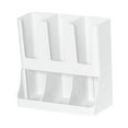 thumbnail image 3 of Organizador de mostrador para estación de café, 6 compartimentos, cesta de almacenamiento, estación para tazas y condimentos para cafetería u oficina., 3 of 8