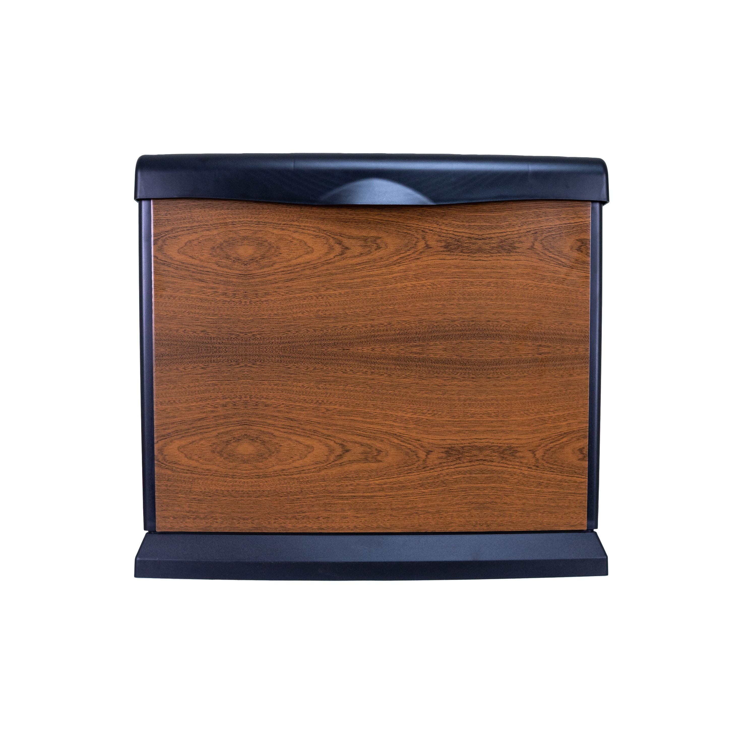 AIRCARE Copper Night Whole House Evaporative Humidifier with Auto Shutoff, Adjustable Humidistat, 4.75-Gallon Console and Refill Indicator- Walnut
