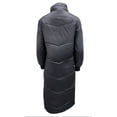 thumbnail image 2 of HoodLamb Women's Long Hemp Recycled Materials Long Puffer, Black, Small, 2 of 2