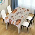 thumbnail image 4 of Yayeee Tablecloths 54" x 72" Rectangle Wrinkle Resistant Party Table Cover, Fall Pumpkin Pattern, 4 of 8