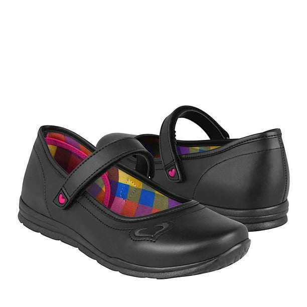 ZAPATOS ESCOLARES NIÑA NICK & WICK 5145 SIMIPIEL NEGRO NICK AND WICK 5145