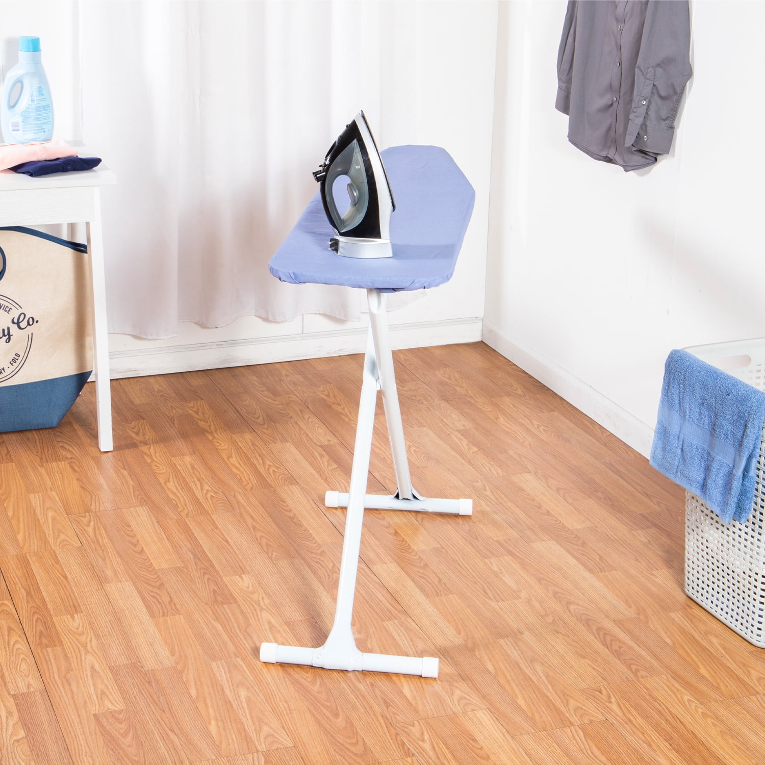 Seymour Home Products Wardroboard, Adjustable Height Ironing Board, Forever Blue