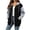 Black, variant on Tqcoqu Women's Color Block Zip Up Hoodie,Contrast Raglan Sleeve Mid-Length Pocket Loose Casual Sweatshirt Jacket,2026 Trendy Outerwear Tops,Army Green Women's S-XXL
