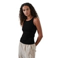thumbnail image 2 of LYMAYTER Débardeur Femme Col Rond Confort Ventilé T-Shirts Doux Couleur Unie Cami Tops pour Femmes, 2 of 6