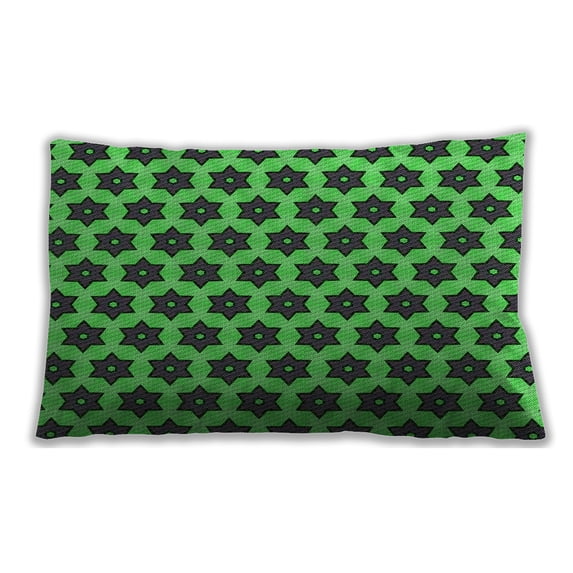 Ahgly Company Outdoor Rectangular Contemporary Lumbar Throw Pillow, 13 inch by 19 inch