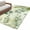 Green, variant on Brown Green Leaves Area Rugs 6'x9', Small Throw Rugs for Kitchen Dining room, Summer Botanical Farmhouse Watercolor Leaf Indoor Outdoor Rug Non-Slip Low Pile Carpet Runner Reversible Floor Mats