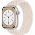 thumbnail image 1 of wonima02 Stretchy Braided Solo Loop Compatible with Apple Watch Band Series 9 8 7 6 5 4 3 38mm 40mm 41mm 42mm 44mm 45mm 49mm for Women Men, Cute Nylon Elastic Sport Strap for iWatch SE/Ultra 1/2, 1 of 1