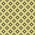 thumbnail image 1 of Ahgly Company Indoor Square Patterned Mustard Yellow Area Rugs, 4' Square, 1 of 6
