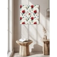 thumbnail image 5 of Wall Art Prints, Christmas Framed Canvas Prints for Bedroom Living Room Bathroom Office, Xmas Botanical Floral Farmhouse Watercolor Gallery Wrap Wall Art Poster for Gifts Home Decor 12"x12", 5 of 9