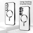 thumbnail image 6 of Entronix Magnetic Clear Case for Galaxy S26 Ultra, Flexible TPU Cover with Camera Lens Protector, Black, 6 of 6