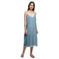 thumbnail image 3 of Moomaya WoMen's Printed V-Neck Sleepwear Cotton Spaghetti Strap Nightdress, 3 of 6