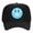 Black/Blue Face, variant on Pink Happy Face Lightning Eyes Smile Face Unisex Embroidered Foam Front Mesh Back Trucker Hat, White/Pink