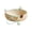 Beige1, variant on Hand-Woven Willow Cat Scratcher Lounger Bed with Scratch-Friendly Rope Durable Oval Shape for Indoor Apartment Living Room