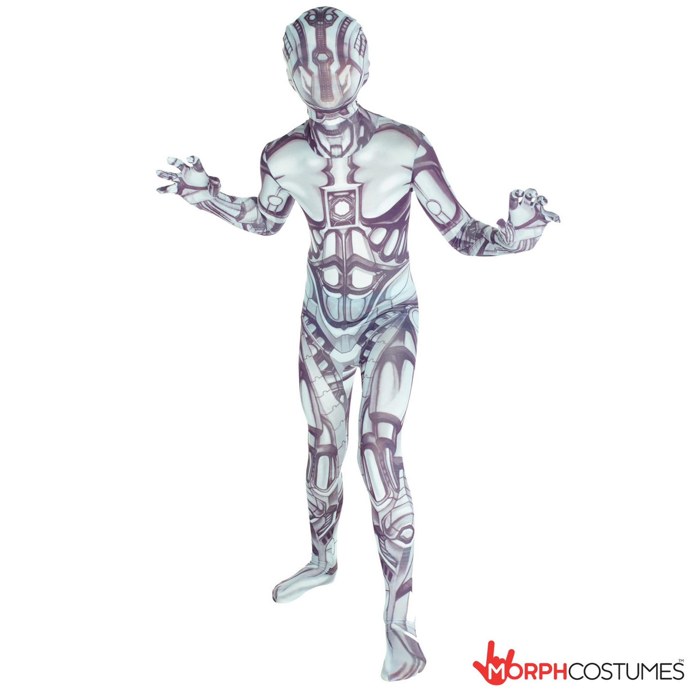 Morphsuits Kids Laughing Jack Halloween Costume - Urban Legend Scary Costume, Size Large - View #8