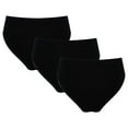 thumbnail image 4 of Miutii 3Pcs Kids Girls Ballet Dance Briefs Gymnastics Training Underwear High Cut Elastic Underpants 3Pcs Black 170, 4 of 6