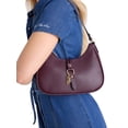 thumbnail image 3 of U.S. Polo Assn Women's Wine Shoulder Bag, 3 of 7