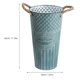 thumbnail image 2 of LOLIPPYY 2Ud Maceta Vintage De Metal Verde Para Jardín Y De Oficina Resistente, 2 of 8