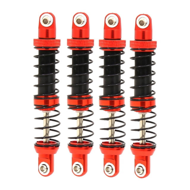 Amortiguadores de resorte de automóvil RC Amplica en dos Fácil de instalar el reemplazo ligero de amortiguadores de rastreadores RC para 1/10 80 mm