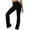 Black, variant on HAiming Women's Leggings for Yoga Pants High Waisted Butt Lifting Flare Tights Casual Workout Running Sport Trousers