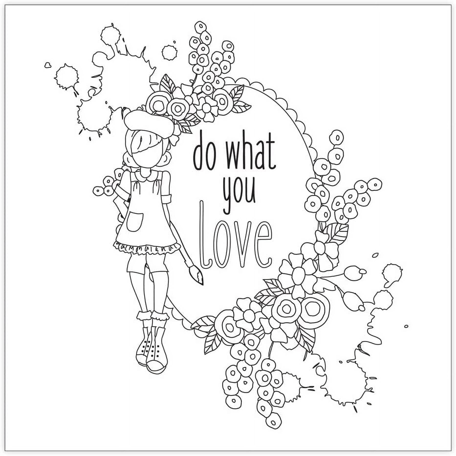Julie Nutting watercolor paper Coloring Book