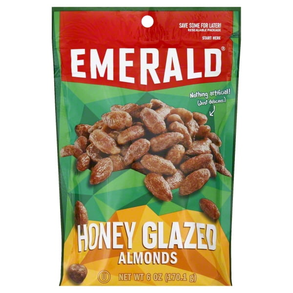 Emerald Honey Glazed Almonds, 6 Oz.