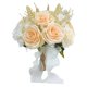 thumbnail image 1 of Ramos de boda artificiales para novia, ramo de novia para fiesta beige-1, 1 of 7