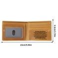 thumbnail image 3 of HOZVOMI Engraved Mens Wallet Personalized Leather Wallet, Premium Material, Stylish Design, Durable & Comfortable, Ideal for Dad, Husband, or Family, 3 of 5