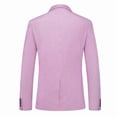 thumbnail image 6 of HBDesign Men's 2 Piece Seersucker Suit Set Lightweight Breathable Striped Blazer Pants for Business Casual Wedding Daily Wear Multiple Colors, 6 of 8